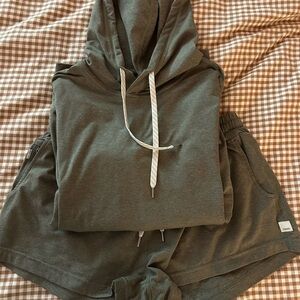 Vuori Halo Hoodie and Shorts Set